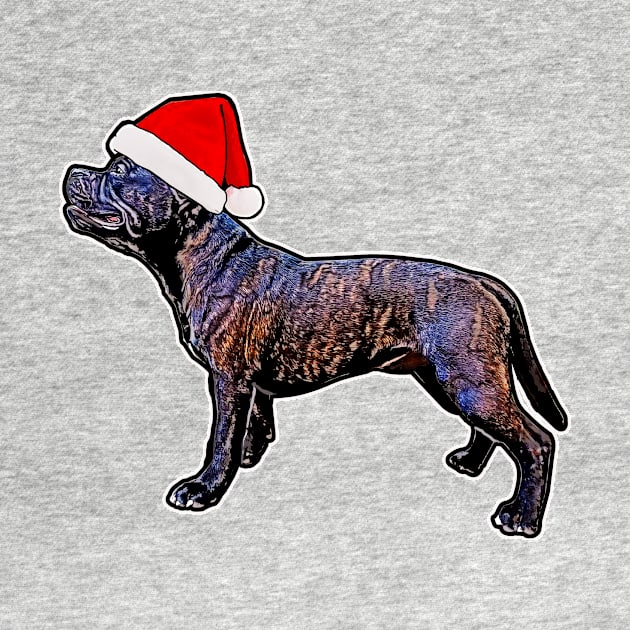 Staffordshire Bullterrier Xmas by AikasHeaven